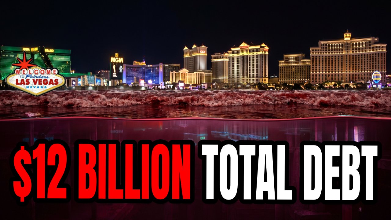 Las Vegas Strip casinos and Caesars Palace represent the debt, leases and refinancing pressures behind the resort business.