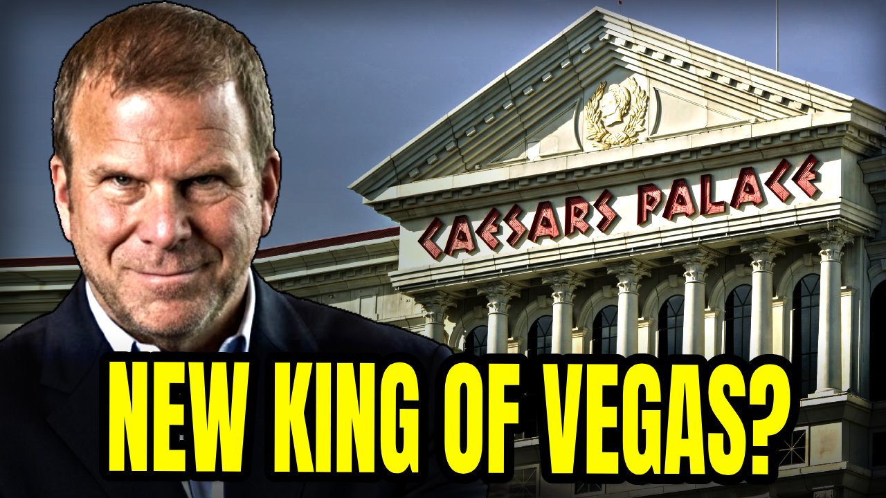 The Las Vegas Strip with 8 Caesars resorts included in a proposed change of ownership to Tilman Fertitta.
